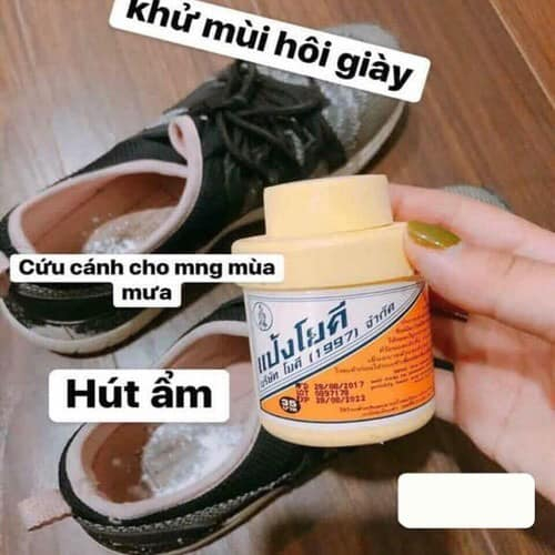 Phấn khử mùi hôi châŋ Thái Lan Yoki Powder
