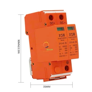 Thiết Bị Chống Sét Lan Truyền DC 1000V 2P 40KA VOLTRIQ | SPD Bảo Vệ Hệ Thống Điện Năng Lượng Mặt Trời