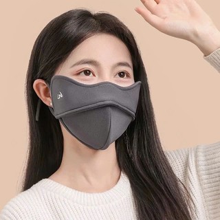 Khẩu Trang Vải Cao Cấp 2 Trong 1 Chống Nắng UV Mùa Hè, Giữ Ấm Mùa Đông, Thoáng Khí Cho Nam Nữ