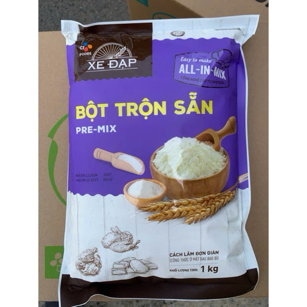 BỘT CHIÊN GÀ GIÒN XE ĐẠP 10kg (bao 1kg x 10)