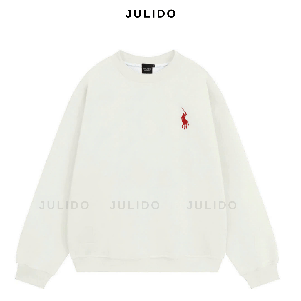 [DEAL MỞ BÁN] Áo Sweater Nam Nữ Form Rộng Hình Thêu Ngựa, Chất Nỉ 2 Da Cao Cấp Giữ Nhiệt Cơ Thể Phong Cách Hàn Quốc