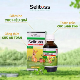 Siro ho Selituss hỗ trợ giảm ho, long đờm, giảm đau rát họng, giảm khò khè, giúp đường hô hấp khỏe mạnh