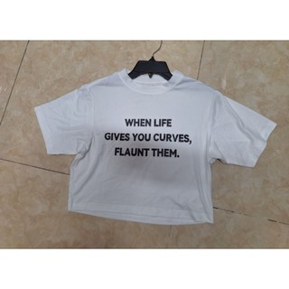 Áo croptop cotton in thoáng mát vnxk dư