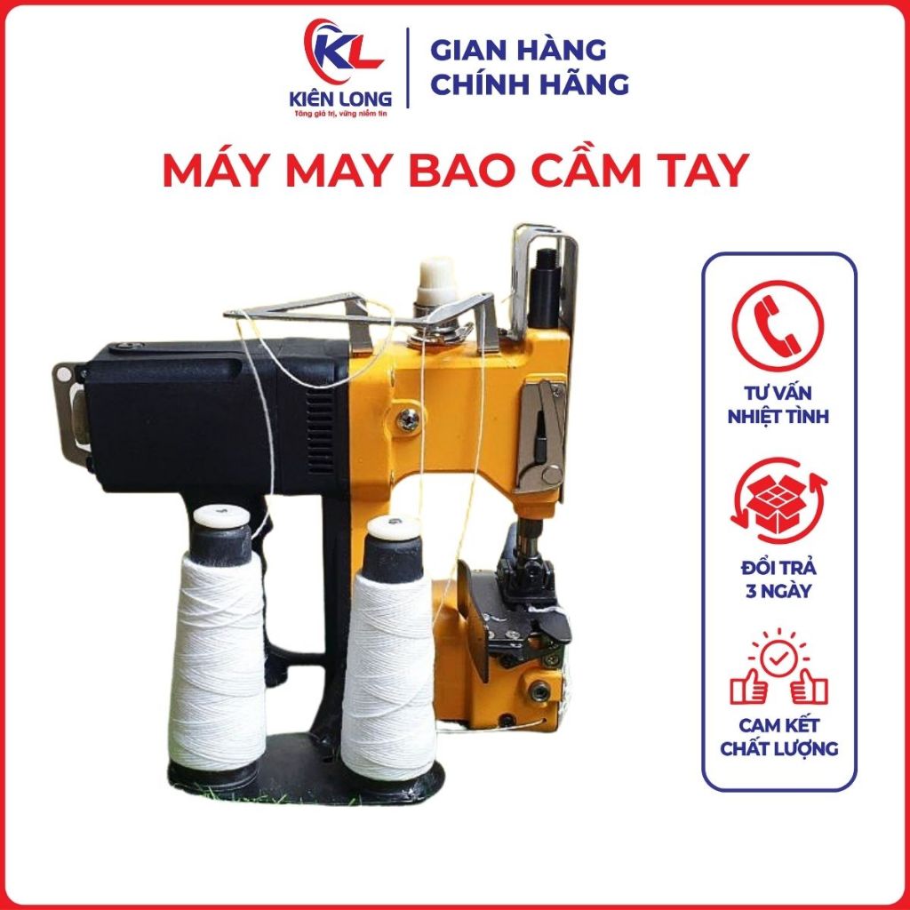 Máy May Bao Cầm Tay GK9-500 JIMMING – Máy Khâu Bao 1 Kim 2 Chỉ Chính Hãng, Bền Bỉ, Dễ Sử Dụng
