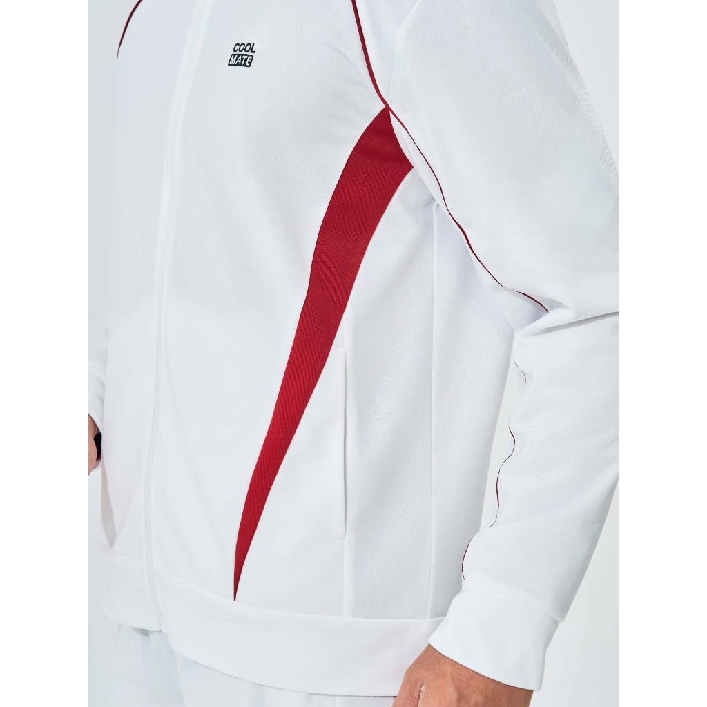 [MUA 2 GIẢM 5%]Áo khoác thể thao Teamwear lightweight Flexline active, áo khoác màu đỏ Việt Nam Coolmate