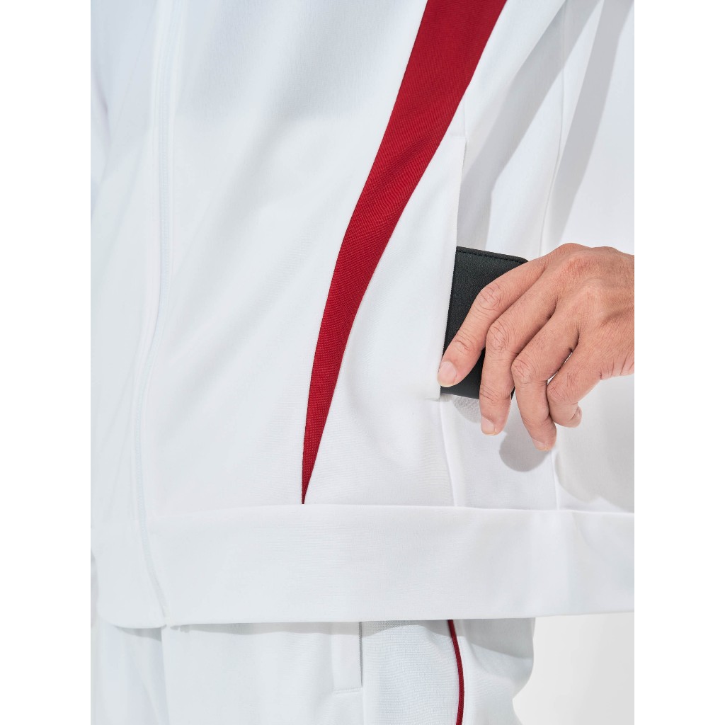 [MUA 2 GIẢM 5%]Áo khoác thể thao Teamwear lightweight Flexline active, áo khoác màu đỏ Việt Nam Coolmate
