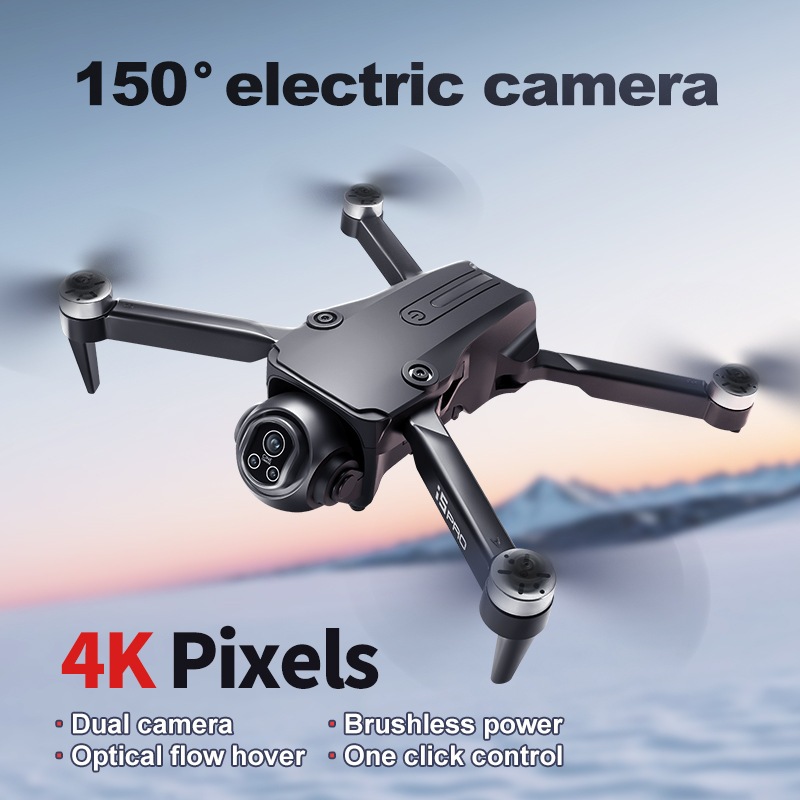 Flycam, Drone mini giá rẻ, i5 PRO, Cảm biến giữ vị trí, Nhào lộn 360 độ, Camera siêu nét quay chụp