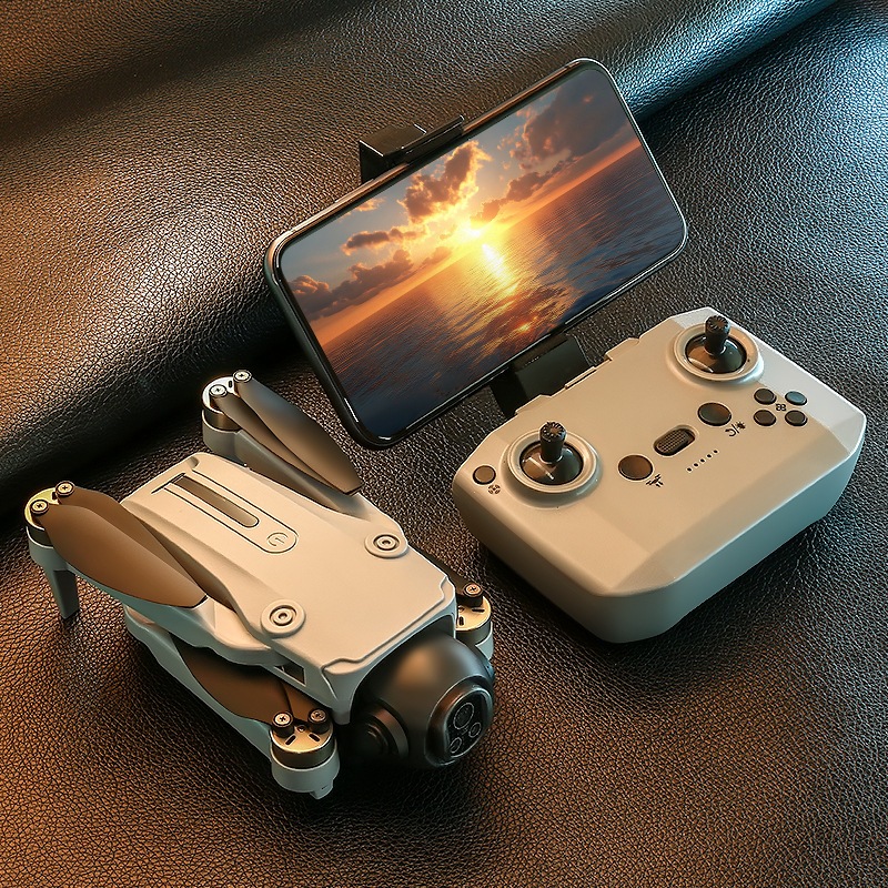 Flycam, Drone mini giá rẻ, i5 PRO, Cảm biến giữ vị trí, Nhào lộn 360 độ, Camera siêu nét quay chụp