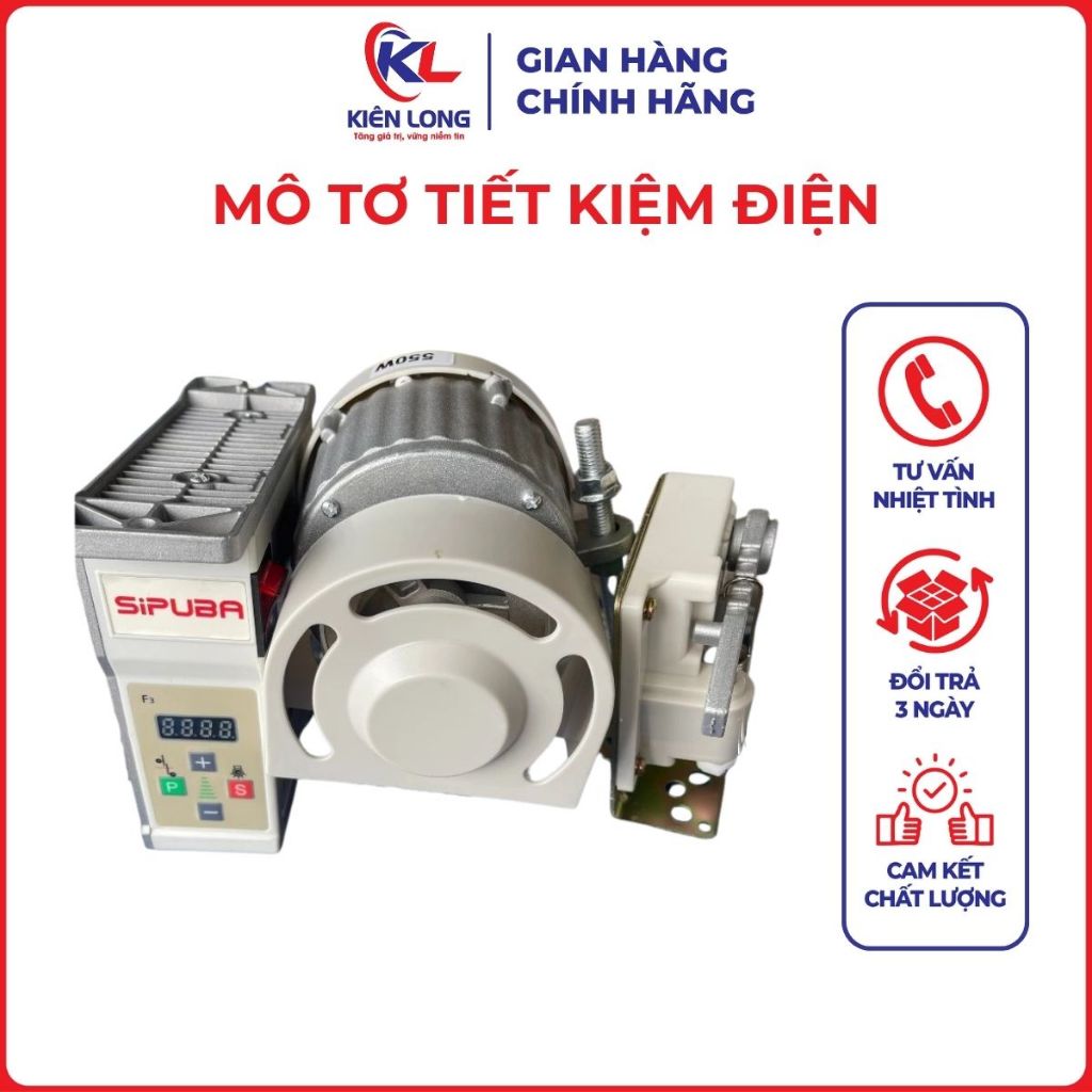 Mô Tơ Tiết Kiệm Điện 550W, 750W – Motor Máy May 1 Kim & Máy Vắt Sổ Công Nghiệp Chính Hãng, Chạy Êm, Bền Bỉ, Phụ Kiện Ngà