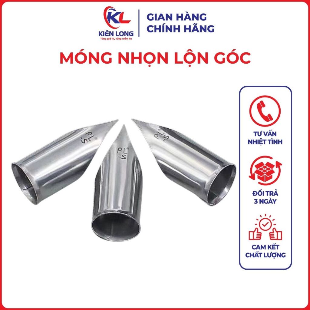 Móng nhọn lộn góc-cữ lộn góc nhọn-góc vuông(Cổ áo, túi,..) xỏ đầu ngón tay đủ size LOẠI 1