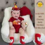 Set bộ body trung thu kèm mũ, túi đeo trung thu, khăn cover Hàn cho bé mặc bé trai ,bé gái 5-13kg