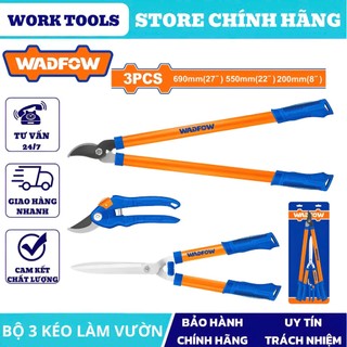 ĐỒ NGHỀ WADFOW Bộ kéo làm vườn 3 chiếc WPR3E03,  WPR1301 ,  WPR2301