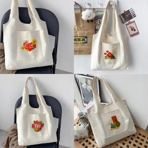 Túi tote liền thân TẾT Bính Ngọ 2026 Tết Là Yêu Thương túi vải canvas đeo vai đi chơi tết đi học du lịch tuicwh0255