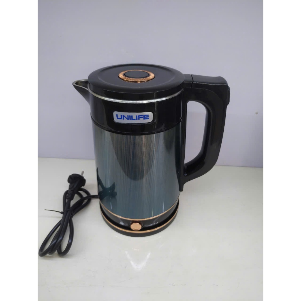Ấm Siêu Tốc Đun Nước Dung Tích 1.8 Lít,UNIFILE , 2 Lớp Cách Nhiệt Tự Ngắt Khi Sôi Công Suất 1500W