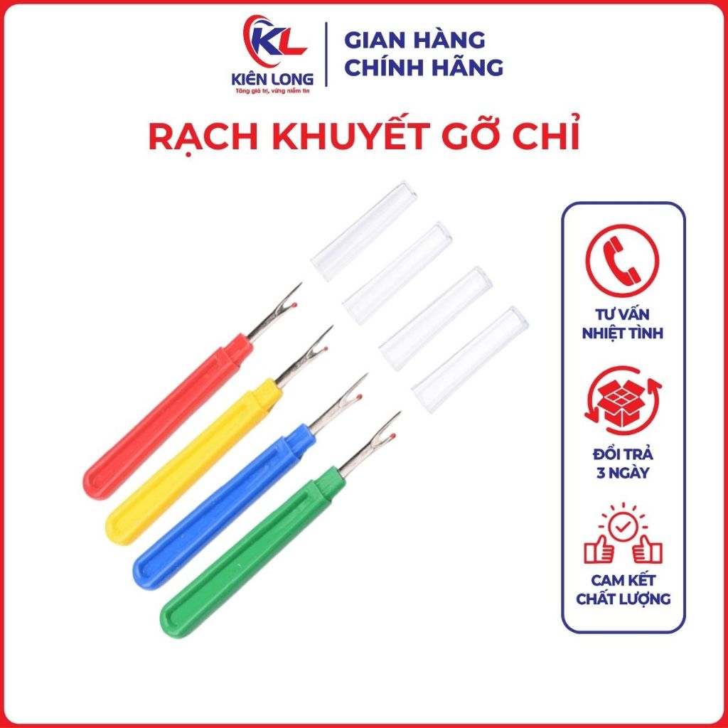 Cây Rạch Khuyết Gỡ Chỉ Cao Cấp – Dụng Cụ Tháo Chỉ May Mặc, Phụ Kiện Ngành May Tiện Lợi