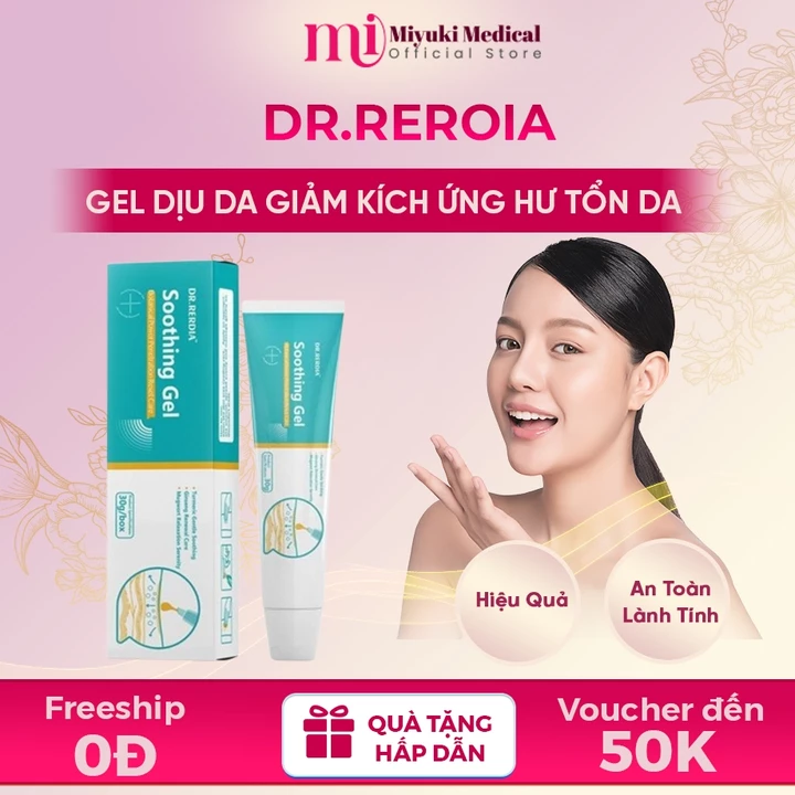Kem Dịu Da Phục Hồi Hư Tổn Da DR.REROIA Soothing Cream – Kem DR.REROIA Phục Hồi Da Nhạy Cảm, Giảm Kích Ứng