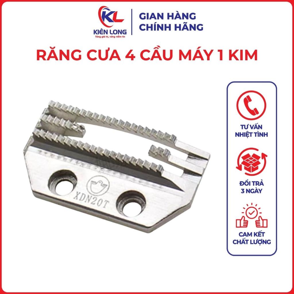 Răng cưa 4 cầu máy 1 kim điện tử máy may công nghiệp 💥 CHÍNH HÃNG 💥 Phụ kiện nghành may 18 răng, 20 răng, 25 răng