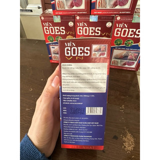 Viên GOES VN Hỗ trợ gout-Thải trừ acid uric