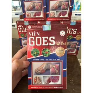 Viên GOES VN Hỗ trợ gout-Thải trừ acid uric