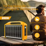 Trạm sạc năng lượng mặt trời cầm tay Áp dụng trong nhiều tình huống Nguồn điện dự phòng cầm tay cho cắm trại — ảnh 8