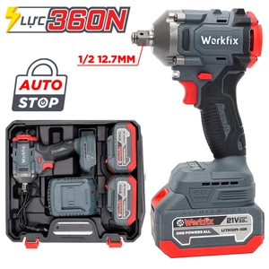 Máy Siết Bulong Đầu Đa Năng 2IN1 WORKFIX WF-IW360BL, Máy Chuyên Vít Lực Siết 360N.m, Công Suất Pin 3.0 Ah