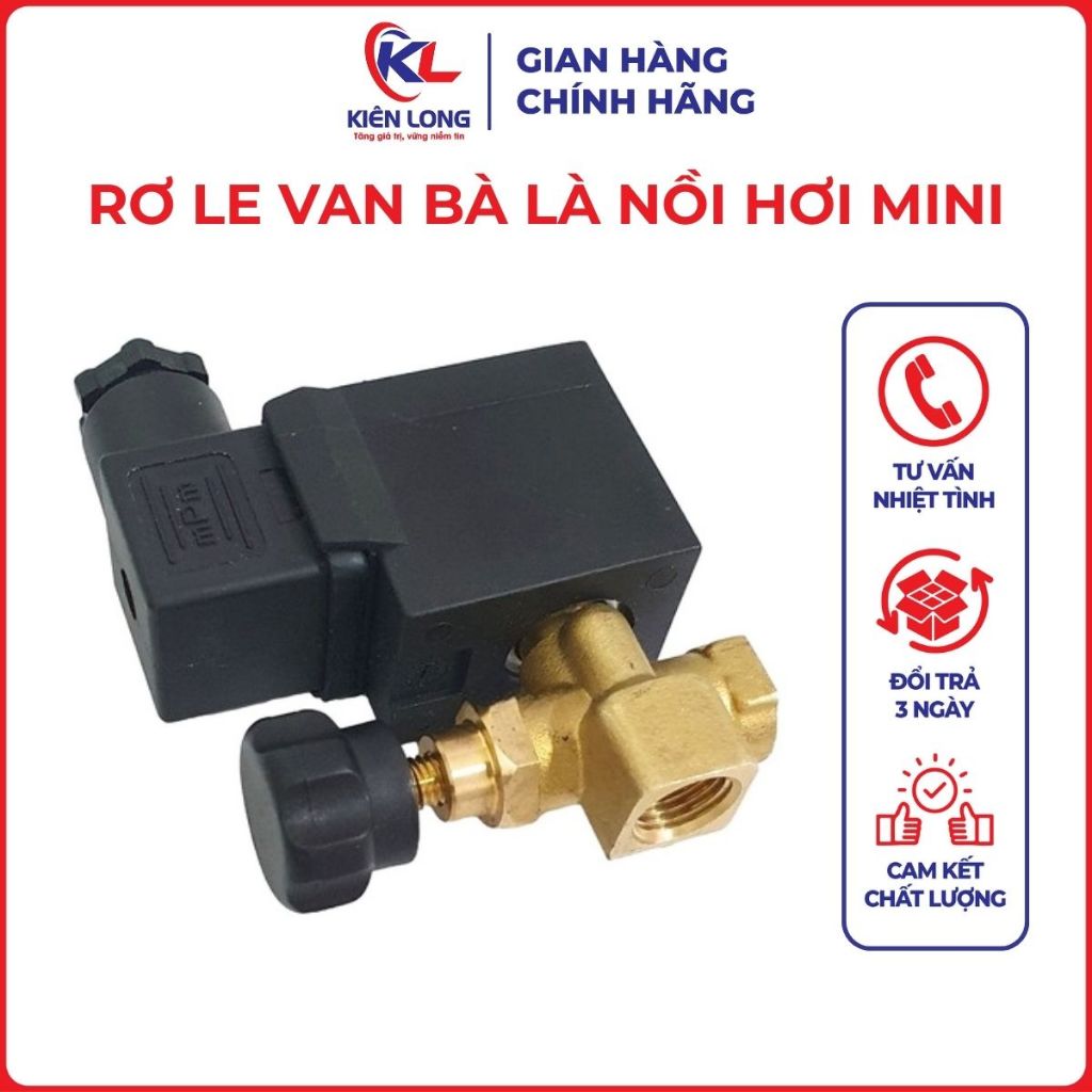 Rơ Le Van Bàn Là Nồi Hơi Mini – Phụ Kiện Ngành May Chính Hãng, Độ Bền Cao, Dễ Lắp Đặt
