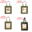 Túi tote xanh lá có khóa kéo Tết Là... túi canvas Tết vui vẻ Happy tết 2026 đeo vai đi chơi đi học 35X40CM tuie0258