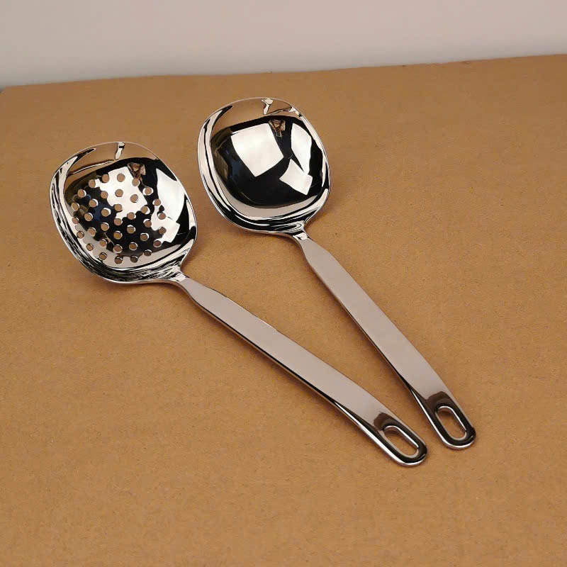 Muôi Canh KINSGEM by Chockmen Inox18/10 Cực Dày Xẻng Xào Muôi Canh Muỗng Thủng Muôi Inox Muôi Ăn Cơm
