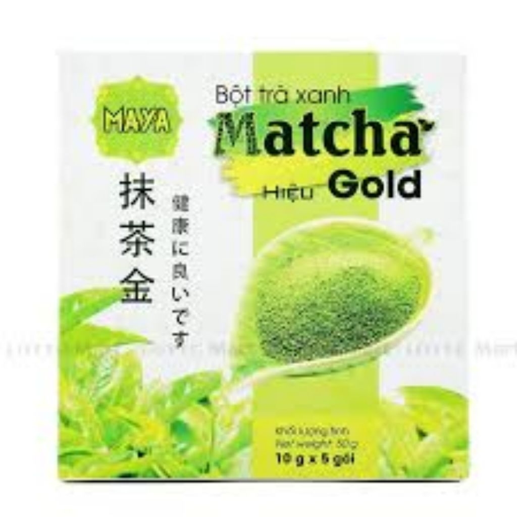 FREE SHIP/Bột Trà Xanh Maya Matcha Gold Cocoa Indochine 5*10g