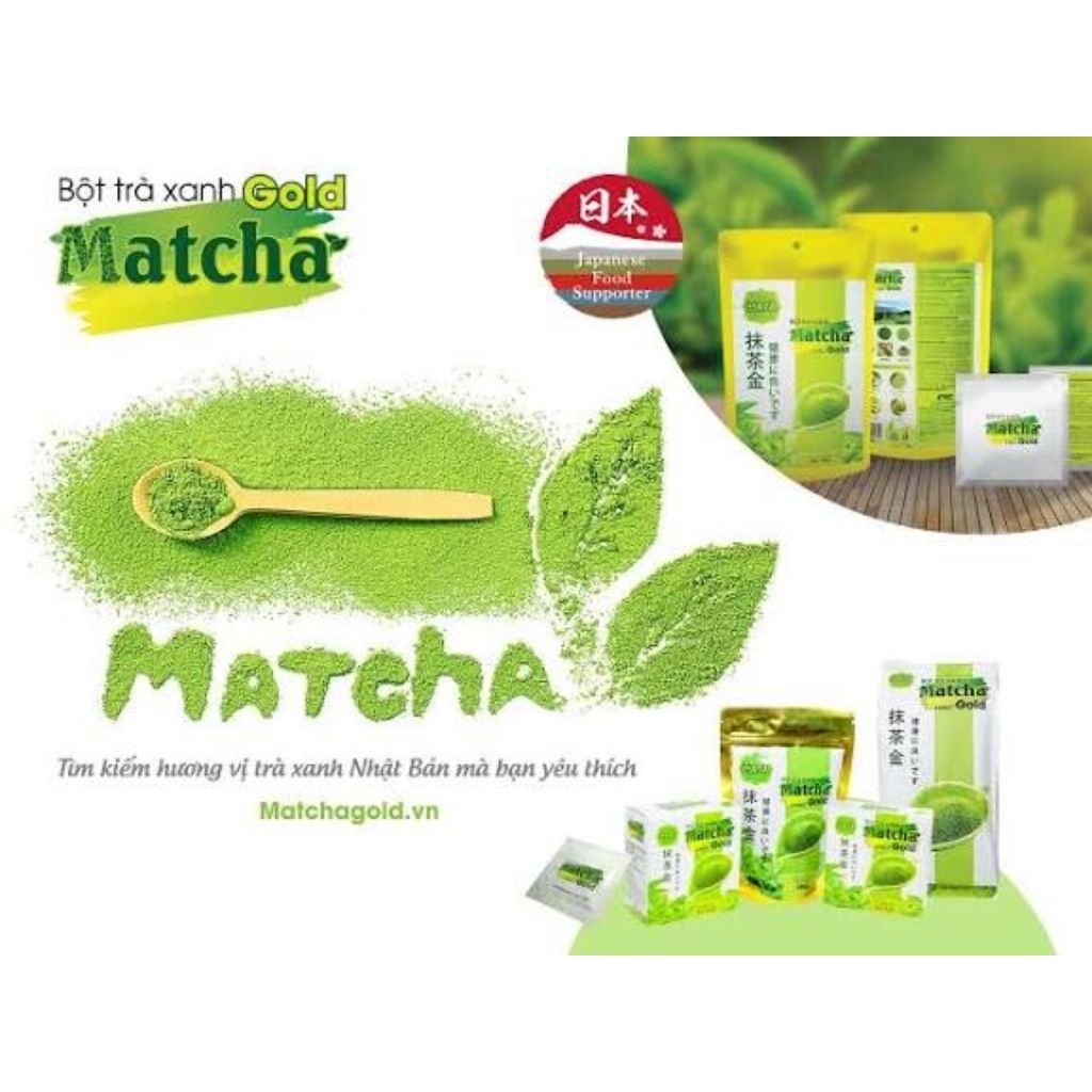 FREE SHIP/Bột Trà Xanh Maya Matcha Gold Cocoa Indochine 5*10g
