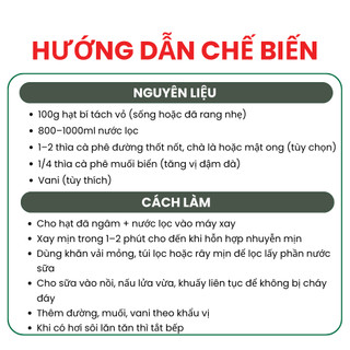 Hạt Bí Xanh Sống Dan D Pak I Pumpkin Seeds Raw I 1kg