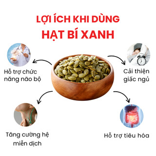 Hạt Bí Xanh Sống Dan D Pak I Pumpkin Seeds Raw I 1kg