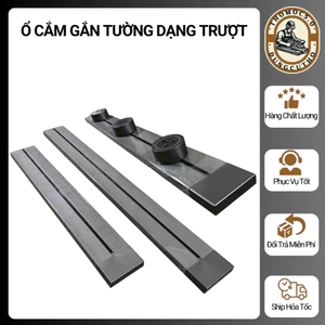 Ổ Cắm Điện Đa Năng - Ổ Cắm Dạng Ray Trượt Treo Tường 60/80cm – Chịu Tải Cao, Dùng Cho Bàn Trà, Bếp