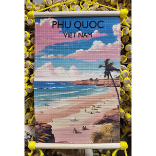 Tranh Mành tre Phú Quốc