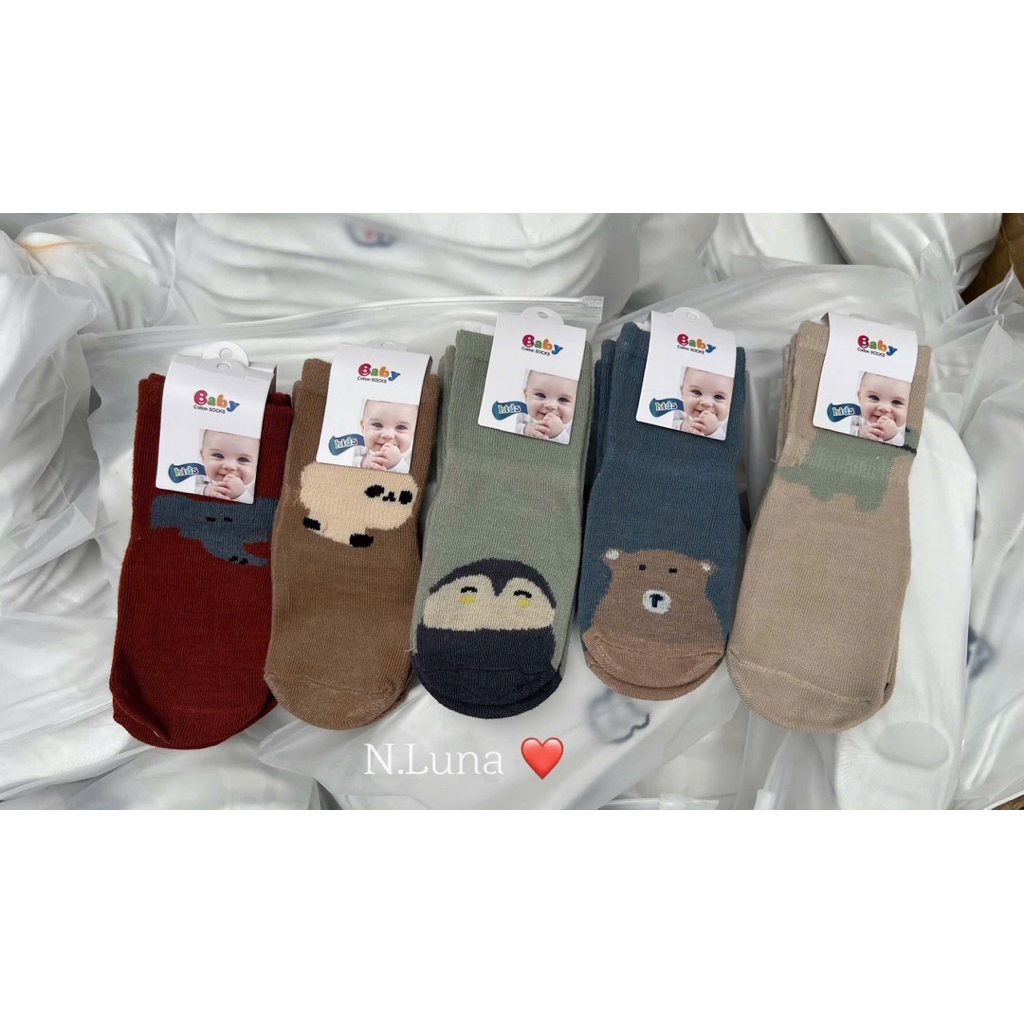 Set tất Nemo động vật mix màu