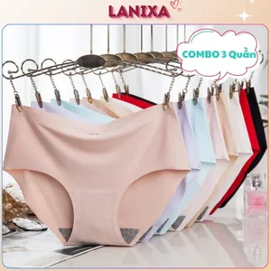 COMBO 5 Quần lót nữ su đúc mềm mịn thoáng mát cạp vừa tôn dáng ôm mông kiểu dáng basic LANXIA L840
