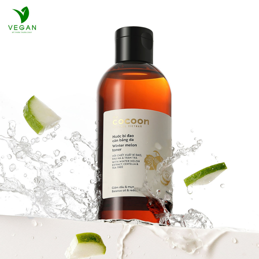 Nước bí đa.o cân bằng da (toner) Cocoon giảm dầu & mụn - 140ml/310ml