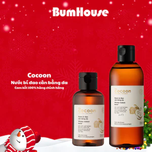 Nước bí đa.o cân bằng da (toner) Cocoon giảm dầu & mụn - 140ml/310ml