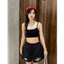 Quần Short Vải Dù Cao Cấp Unisex GUPO Form Rộng Trên Gối LOGO Thêu - GS04P