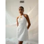 SOFIA DRESS - Đầm Trắng Ngắn Cổ Yếm Dáng Chữ A Thanh Lịch, Váy Dự Tiệc Sang Trọng Không Tay, Váy Mini Dress Nữ Cao Cấp