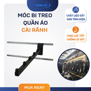 MÓC BI TREO QUẦN ÁO CÀI KỆ RÃNH/BẮN VÍT/CÀI CÂY 13X26MM SẮT CAO CẤP CHỐNG GỈ DÀI 35CM