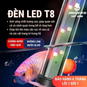 Đèn Led T8 JINGYE JY600/800/1000/1200/1500/1800 . Đỏ Cá Không Đỏ Nước , Tiết Kiệm Điện