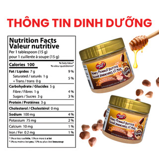 Bơ Đậu Phộng Mật Ong Dan D Pak I Honey Peanut Butter I 500g