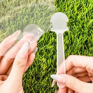 [HÀNG SẴN] 100 Phôi Cán Quạt Trong Suốt DIY B50 Phụ Kiện Quảng Cáo handmade/ Decor Tiện Dụng