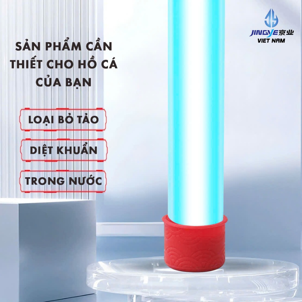 Đèn UV Diệt Khuẩn Hồ Cá JINGYE (JY-CUH) 20W - 100W Diệt Tảo Diệt Khuẩn Hồ Cá, Bảo Hành 6 Tháng