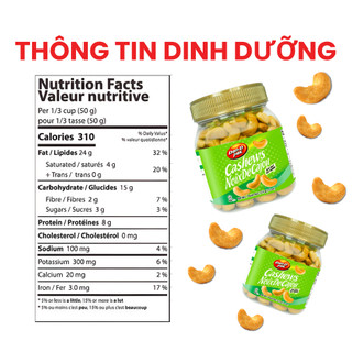 Hạt Điều Muối Việt Nam Dan D Pak I Cashews Salted I 215g