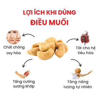 Hạt Điều Muối Việt Nam Dan D Pak I Cashews Salted I 600g