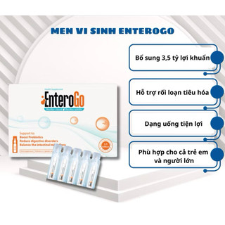 EnteroGo – Hỗ trợ cân bằng hệ vi sinh đường ruột - Hộp 60 viên
