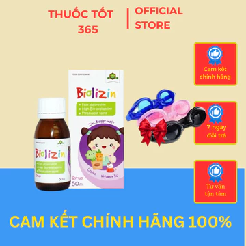 Kẽm hữu cơ Biolizin, kẽm ZinC Lysine cho bé biếng ăn, siro ăn ngon cho bé Biolizin