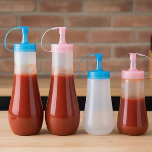 Combo 10 chai đựng tương, chai nhựa đựng sốt giao màu ngẫu nhiên - Hùng Home